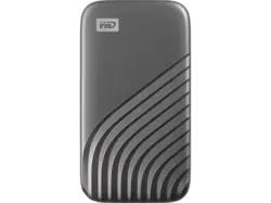 Western Digital 2TB WD My Passport SSD externe USB-C USB 3.2 Gen 2 (Externes NVMe Solid-State bis zu 1050 MB/s, Sturzfest Meter - Space-Grau); Festplatte