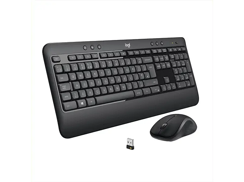LOGITECH MK540 advanced Kabelloses Tastatur-Maus-Set, DEU (Qwertz), Grafit; Kabelloses Tastatur-Maus Set