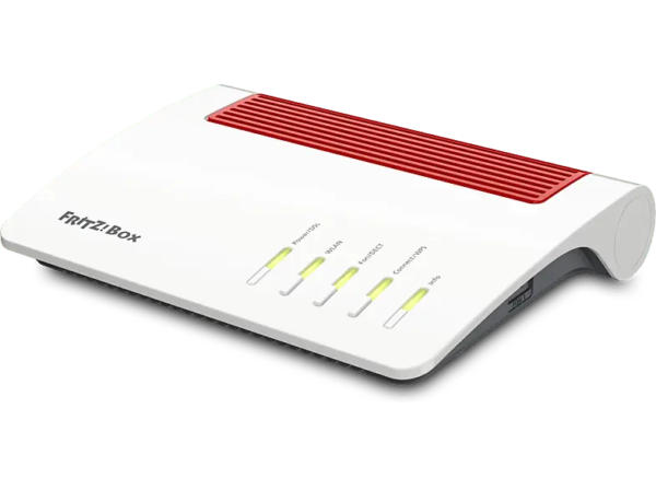 AVM WLAN Router FRITZ!Box 7590 AX Edition A/CH, Wi-Fi 6, 2.400 + 1.200 MBit/s, MIMO, 4x Gigabit-LAN, IPv6, Mesh, DECT, Weiß