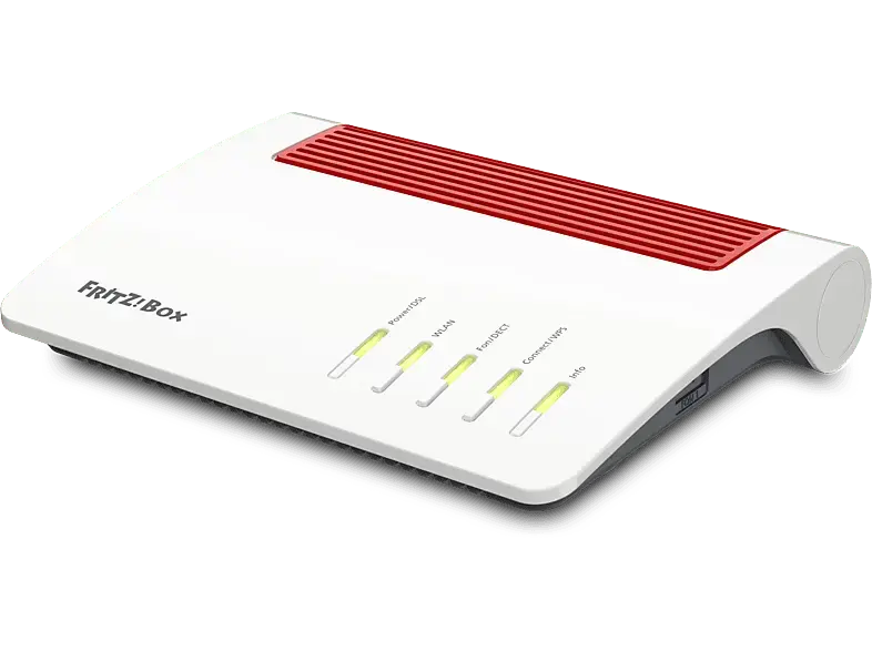 AVM WLAN Router FRITZ!Box 7590 AX Edition A/CH, Wi-Fi 6, 2.400 + 1.200 MBit/s, MIMO, 4x Gigabit-LAN, IPv6, Mesh, DECT, Weiß