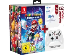 ready2Gaming Mario + Rabbids Sparks of Hope Pro Pad X White für Nintendo Switch; Nintendo Switch Hardbundle