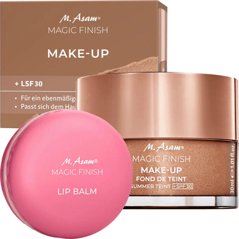 M. Asam Geschenkset Foundation Summer Teint LSF 30 & Lippenbalsam Macaron Soft Silk