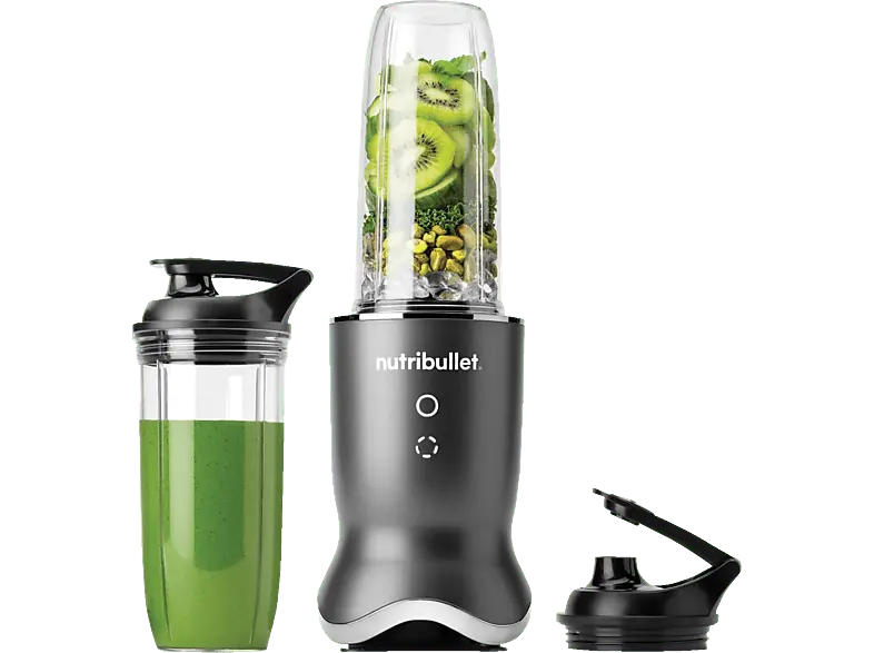 Nutri Bullet NB1206DGCC Ultra Smoothiemaker (Grau, 1200 Watt, 700+900 ml)