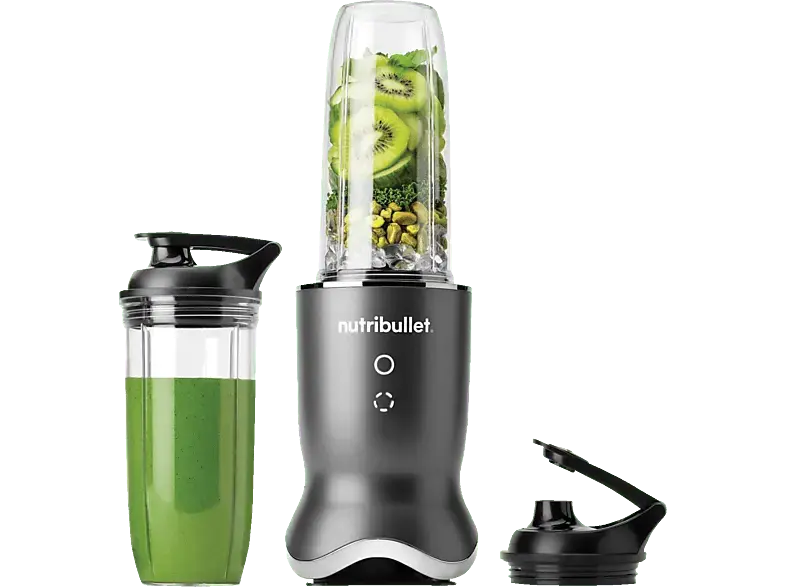 Nutri Bullet NB1206DGCC Ultra Smoothiemaker (Grau, 1200 Watt, 700+900 ml)