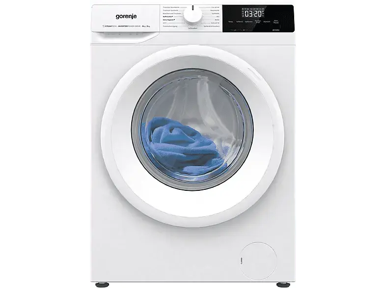 Gorenje W3D2A854ADPS/DE Waschtrockner (8 kg / 5 kg, 1400 U/Min.)