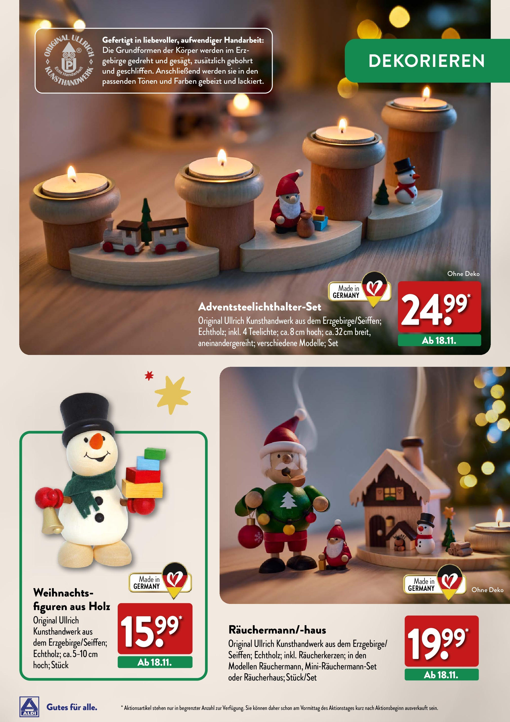 Aldi Weihnachten Deko und Geschenke - Hildburghausen, Coburger Straße 2 (ab 17.10.2024) » Angebote Online | Seite: 9