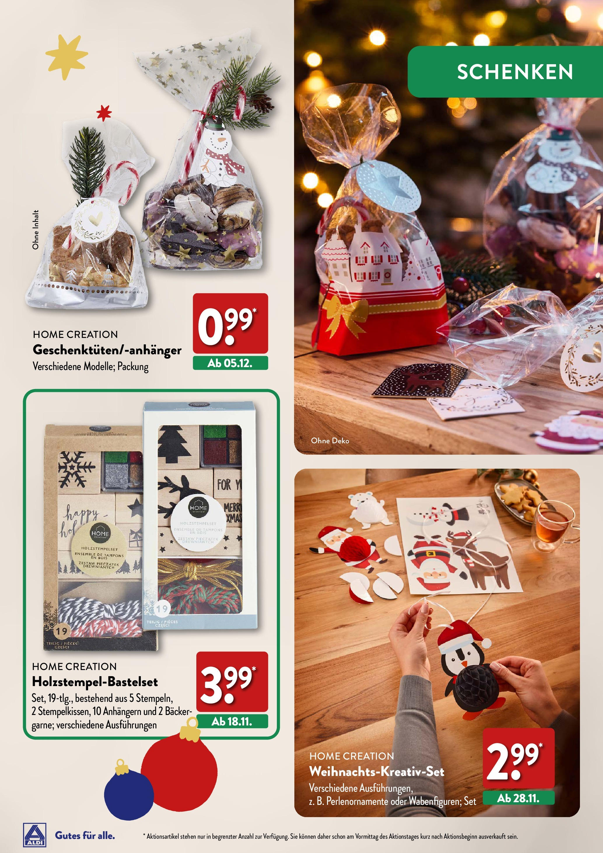 Aldi Weihnachten Deko und Geschenke - Hildburghausen, Coburger Straße 2 (ab 17.10.2024) » Angebote Online | Seite: 23 | Produkte: Home creation