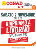 Conad City Riapriamo a Livorno - al 13.11.2024