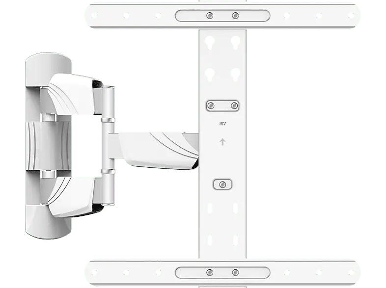 ISY TV-Wandhalterung 32 - 65 Zoll, 400 x 400, Schwenkbar, Neigbar, Rotierbar (IWB-6250), weiß