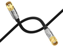 ISY ISA-9020 SAT Kabel, 120 db, 1.5 Meter, schwarz