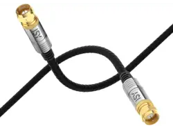 ISY ISA-9020 SAT Kabel, 120 db, 1.5 Meter, schwarz