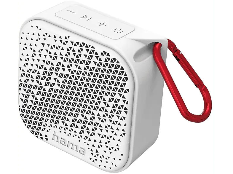 Hama Bluetooth®-Lautsprecher "Pocket 3.0" kleine Box, wasserdicht IP67, 3,5W, Weiß; Bluetooth-Lautsprecher