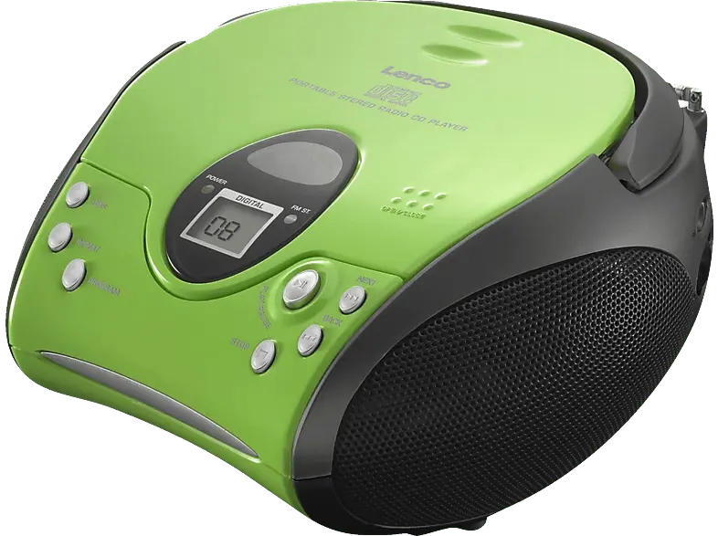 Lenco Radio mit CD-Player SCD 24, grün; CD Radio