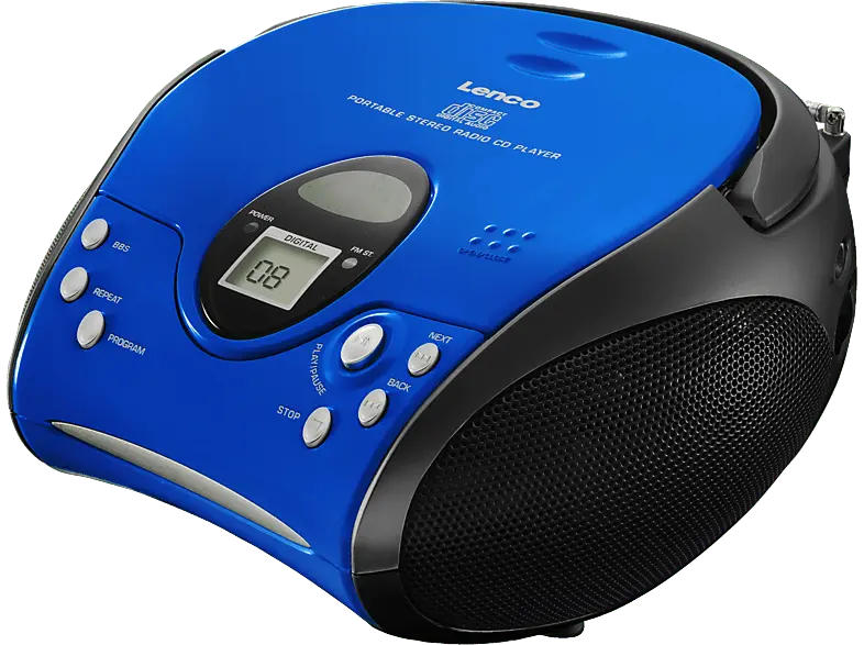 Lenco SCD24 CD-Radio, blau/schwarz