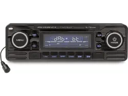 Caliber RMD120DAB-BT/B DAB+Retrodesign Autoradio mit Bluetooth, SD Kartenslot, USB