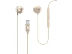 Cellular Line Orbit Stereo-Kapsel-Headset mit Mikrofon und Fernbedienung, gold