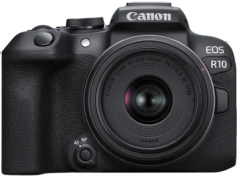 Canon Systemkamera EOS R10 mit Objektiv RF-S 18-45mm f4.5-6.3 IS STM