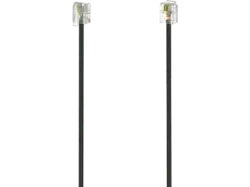 Hama Modularkabel, Stecker 6p4c - 6p4c, 3 m, Schwarz