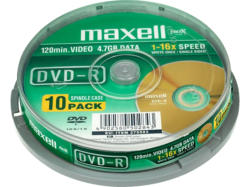 maxELL DVD-R 4.7 16F Spindle 10ER; Rohling