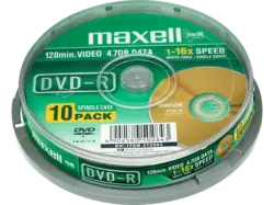 maxELL DVD-R 4.7 16F Spindle 10ER; Rohling