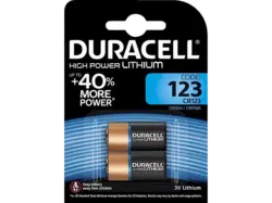 Duracell DL123A/CR123A Ultra Lithium 123 Fotobatterie, 2er Pack