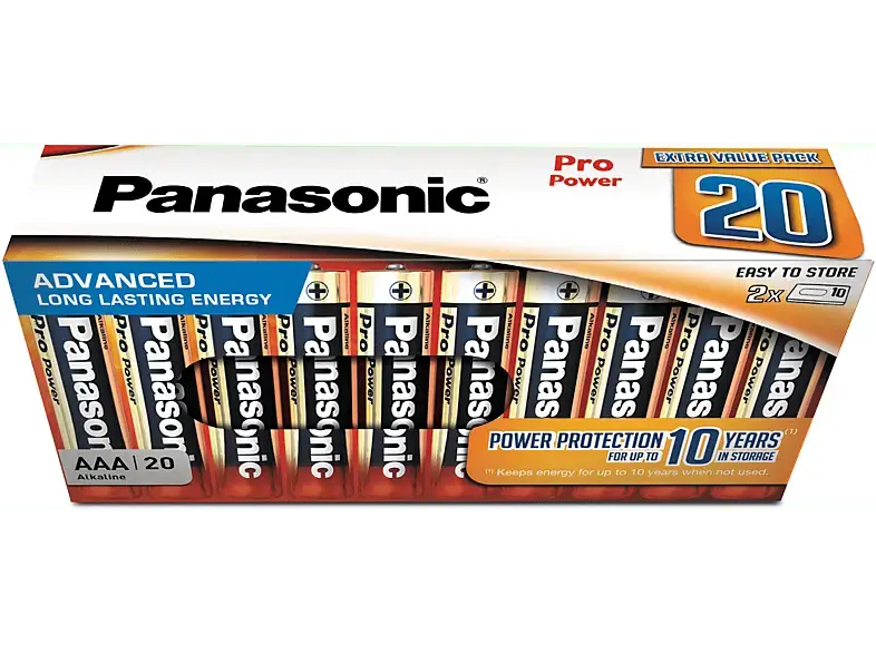Panasonic AAA Batterie LR03PPG/20CB 20er Pack