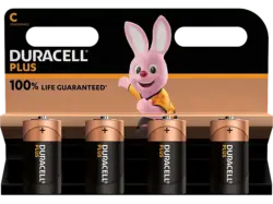 Duracell C Plus Batterie, 4er Pack