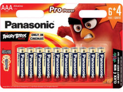 Panasonic AAA Batterien LR03PPG/10BW 6+4 Angry Birds Mikro 1.5V