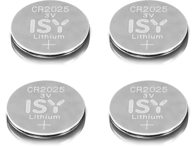 ISY IBA-2025-1 BC-Lithium 4-Pack CR2025 3V; Knopfzellen