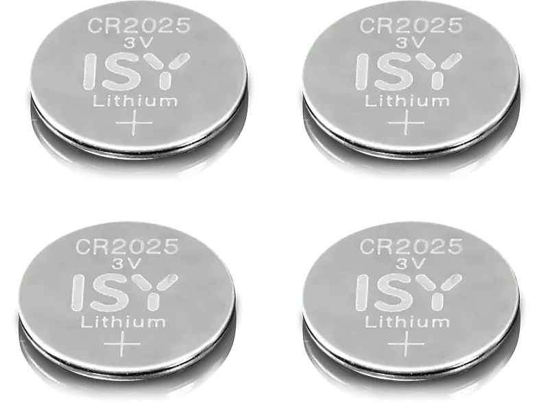 ISY IBA-2025-1 BC-Lithium 4-Pack CR2025 3V; Knopfzellen
