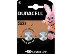 Duracell 2025 Lithium Knopfbatterie, 2er Pack (DL2025/CR2025); Knopfzelle