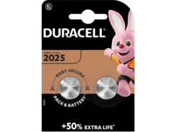 Duracell 2025 Lithium Knopfbatterie, 2er Pack (DL2025/CR2025); Knopfzelle