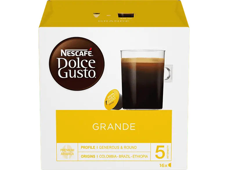 Dolce Gusto Kaffeekapsel Caffé Crema (16 Stk., Kompatibles System: Nescafé Dolce Gusto); Kaffeekapseln 16 Stück (für Dolce Gusto®)