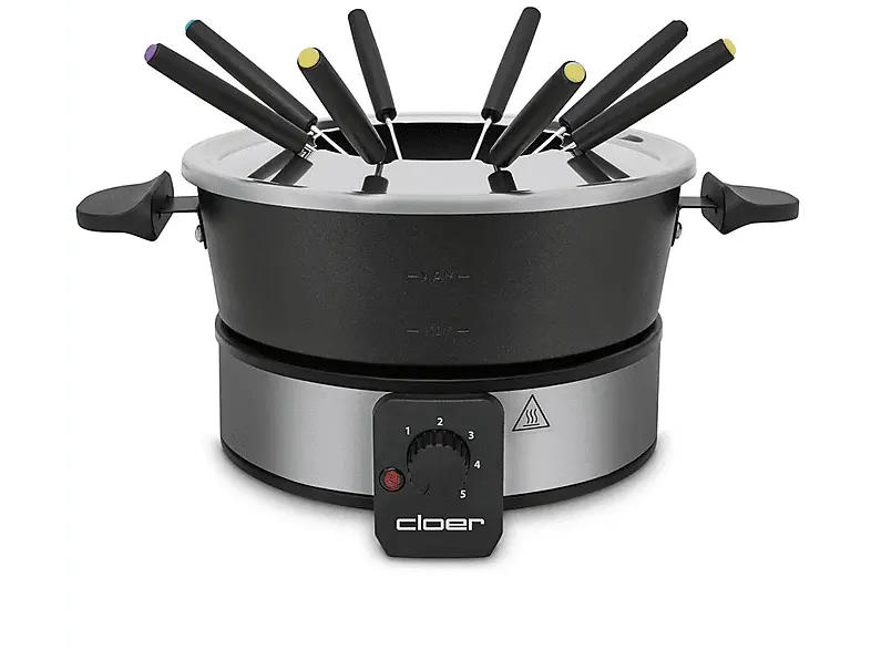 Cloer 6679 Fondue Set Edelstahl