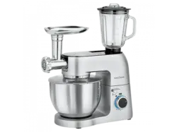 Profi Cook PC-KM 1189 XL Küchenmaschine Edelstahl (Rührschüsselkapazität: 6,7 l, 1500 Watt)