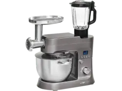 Clatronic KM 3674 Knetmaschine Titan (Rührschüsselkapazität: 6,2 l, 1200 Watt)