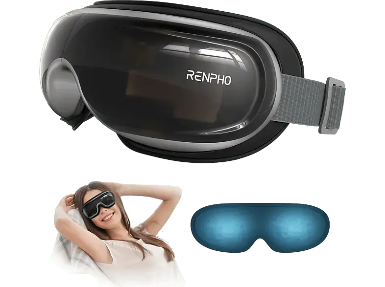 Renpho PUK-R-G010V Eyeris 3 Augen Massagegerät, Schwarz