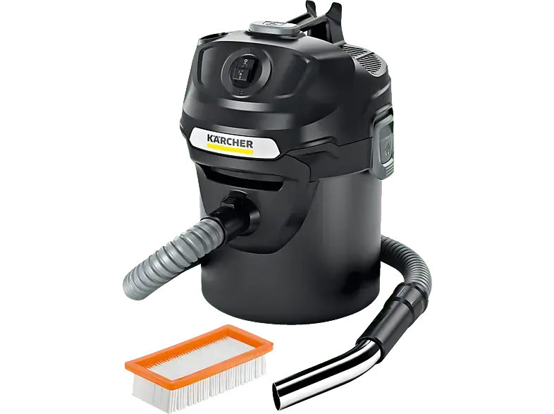 Kärcher Aschesauger AD 2, Kaminsauger, Grillsauger (1.629-711.0) (maximale Leistung: 600 Watt, Schwarz)