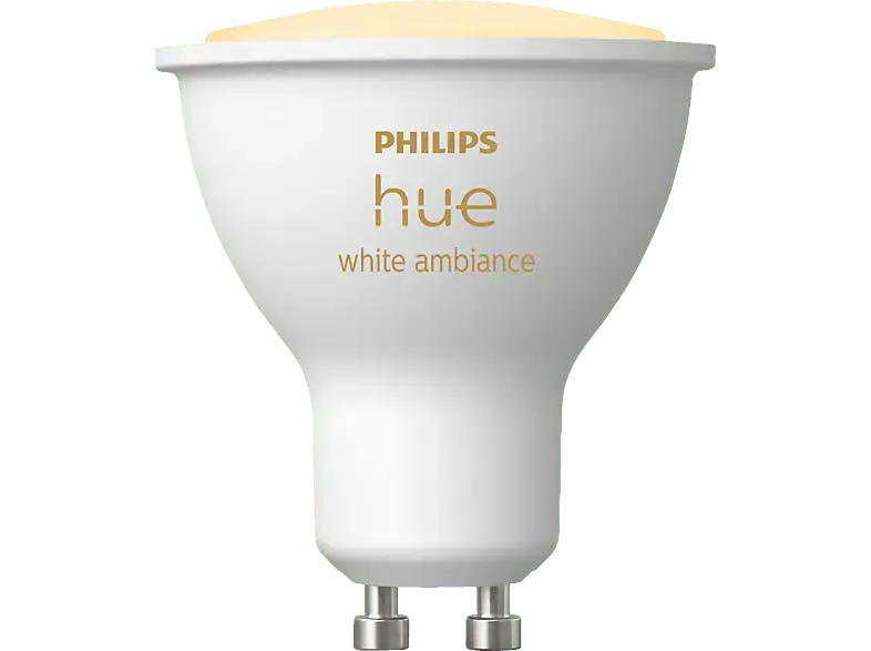Philips Hue White Ambiance GU10 Einzelpack 230lm; LED Lampe