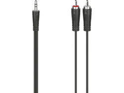 HAMA Audio-Kabel, 3,5-mm-Klinken-Stecker - 2 Cinch-Stecker, Stereo, 5,0 m