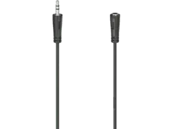 HAMA Audio-Verlängerungskabel, 3,5-mm-Klinken-Stecker - Kupplung, Stereo, 3,0 m