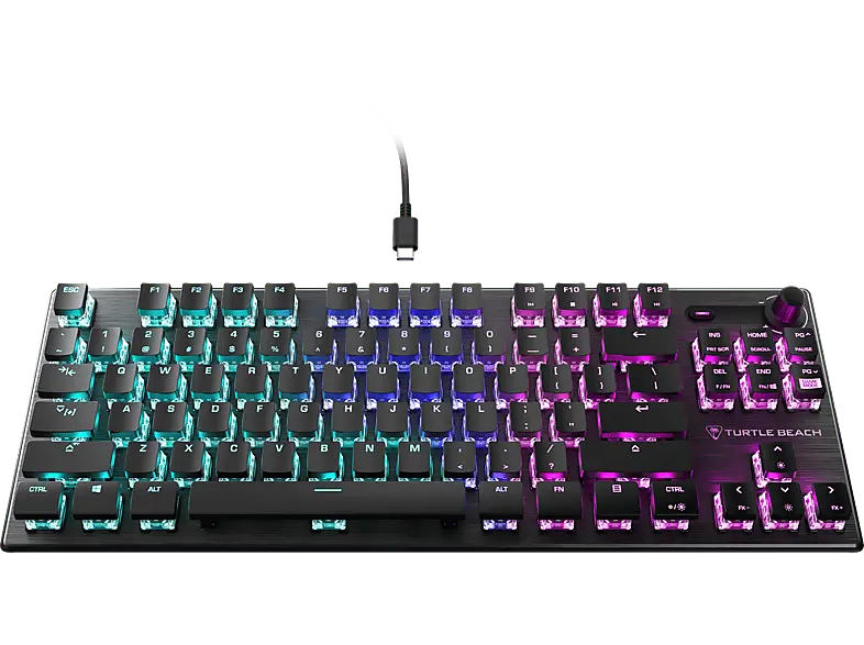 TURTLE beach Vulcan TKL Gaming Tastatur, Linear, Titan Mechanisch, USB, qwerzt, Schwarz