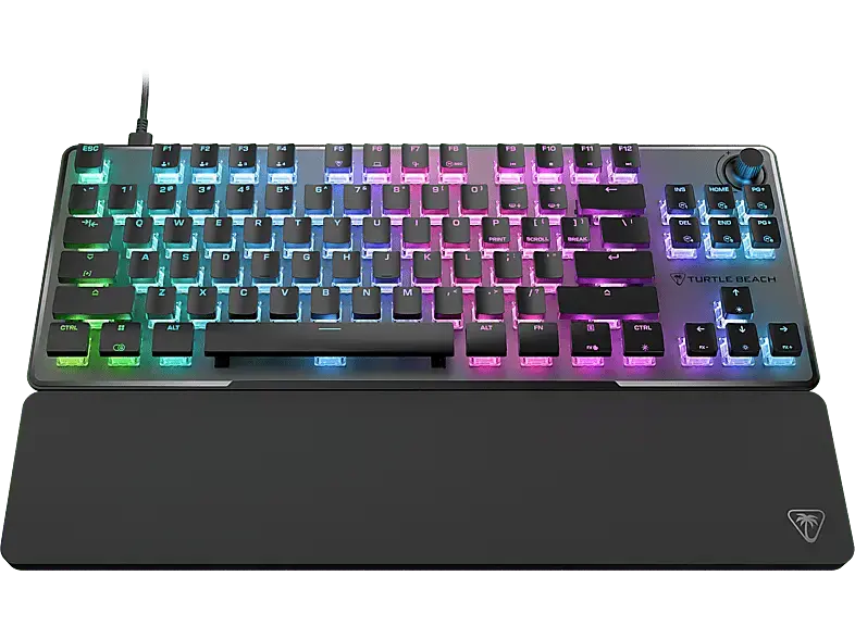 TURTLE beach Vulcan II TKL Pro Gaming Tastatur, Gateron KS-37B Magnetic Mechanisch, USB, qwerzt, Schwarz