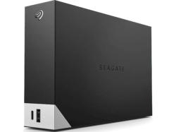 SEAGATE 10TB Festplatte One Touch Hub mit Rescue, HDD, Extern, USB-C/A/Micro-B, Schwarz