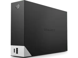 SEAGATE 10TB Festplatte One Touch Hub mit Rescue, HDD, Extern, USB-C/A/Micro-B, Schwarz