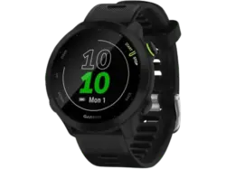 Garmin Smartwatch Forerunner® 55 Schwarz mit Silikon-Wechselarmband 20mm