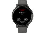 MediaMarkt Garmin Smartwatch Venu 3s 41mm, Kieselgrau/Schiefergrau (010-02785-00) - bis 15.02.2025