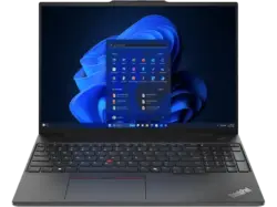 LENOVO ThinkPad E16 Gen2 Notebook for Business 16 Zoll, WUXGA, Intel® Core™ Ultra 5 Prozessor 125U (12 MB Cashe, bis zu 4.3 Ghz), GB RAM, Windows 11 Pro (32 bit), Onboard Graphics, Schwarz
