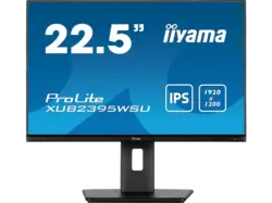 IIYAMA Prolite XUB2395WSU-B5 22,5 Zoll Monitor for Business, Full-HD, 4 ms Reaktionszeit, 250 cd/m², 75 Hz, Schwarz