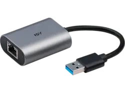 ISY Adapter IAD-1010-A USB 3.0 Typ-A auf Gb-LAN, Silber